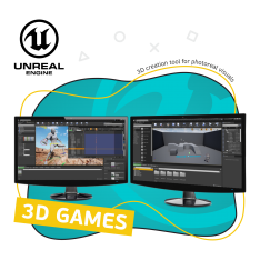 Unreal Engine 4. Игровой движок - КИБЕРшкола программирования для детей, компьютерные курсы для школьников, начинающих и подростков - KIBERone г. Благовещенск