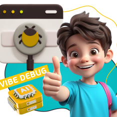 Тестирование & Vibe Debug. Охотники за багами - КИБЕРшкола программирования для детей, компьютерные курсы для школьников, начинающих и подростков - KIBERone г. Благовещенск