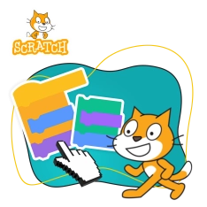 Scratch. Продвинутый уровень – создаём игры, как маленькие разработчики! - КИБЕРшкола программирования для детей, компьютерные курсы для школьников, начинающих и подростков - KIBERone г. Благовещенск