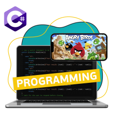 Программирование на C#. Удивительный мир 2D-игр - КИБЕРшкола программирования для детей, компьютерные курсы для школьников, начинающих и подростков - KIBERone г. Благовещенск