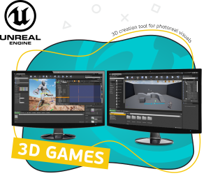 Unreal Engine 4. Игровой движок - Школа программирования для детей, компьютерные курсы для школьников, начинающих и подростков - KIBERone г. Благовещенск