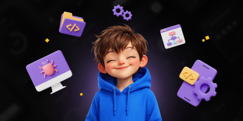 Идеальный сайт с нуля: код, дизайн и AI-помощник - КИБЕРшкола программирования для детей, компьютерные курсы для школьников, начинающих и подростков - KIBERone г. Благовещенск